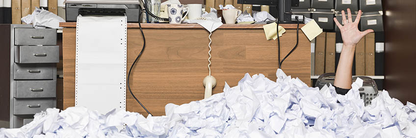 paperless office hand